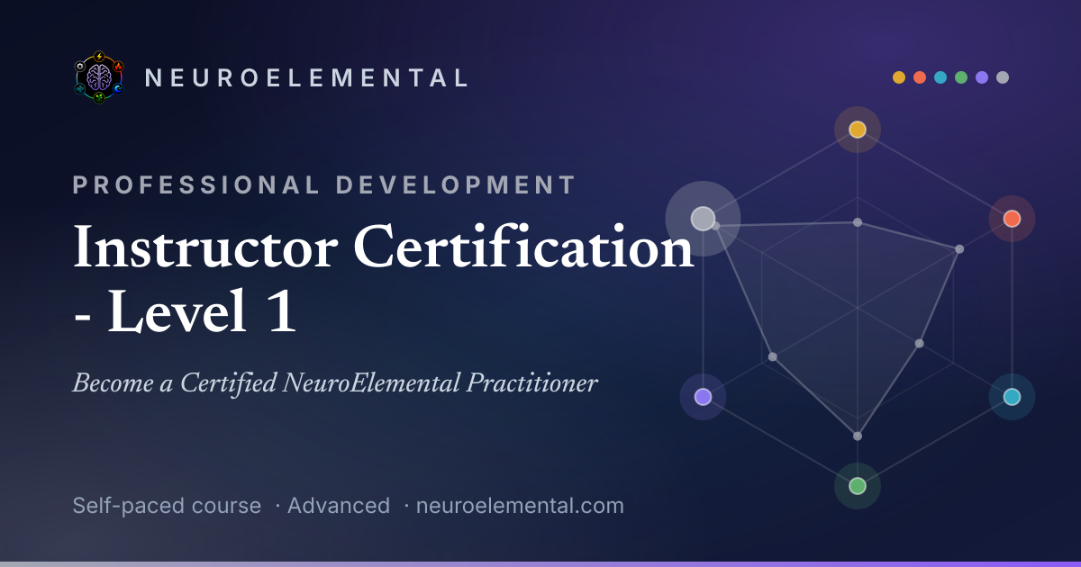 Instructor Certification - Level 1